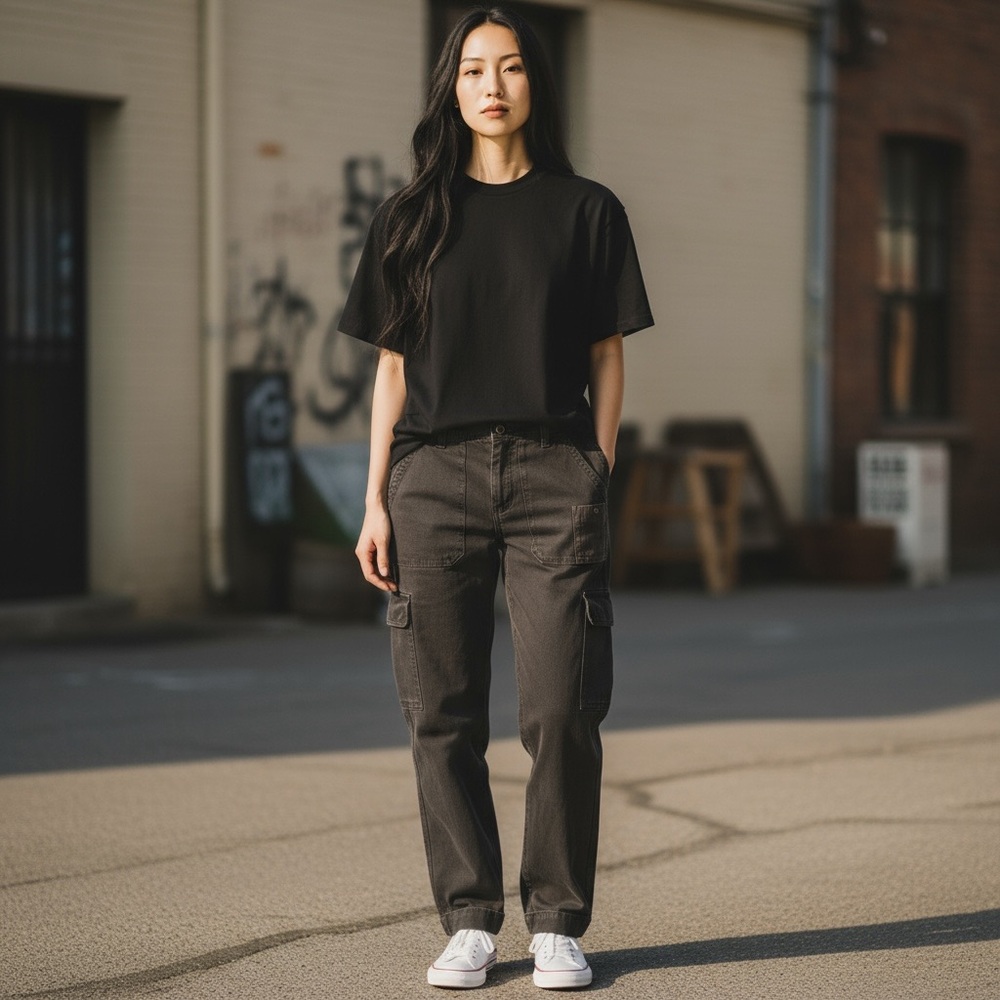 Fat Face Gray Cargo Pants